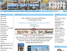 Tablet Screenshot of gundis-quilt-heaven.com
